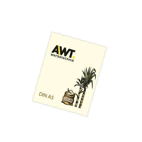 Flyer aus Zuckerrohr | DIN A5 | einseitig bedruckt