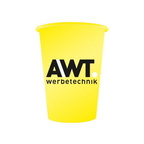 Pappbecher BIO | 350 ml einwandig | rundum bedruckt