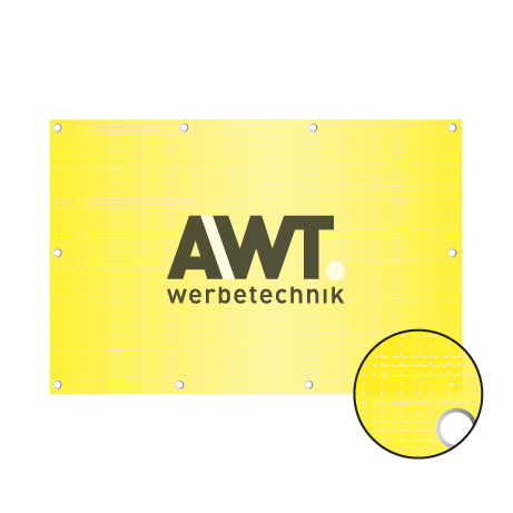 Displaystoff Banner | individuelle Größe | einseitig bedruckt
