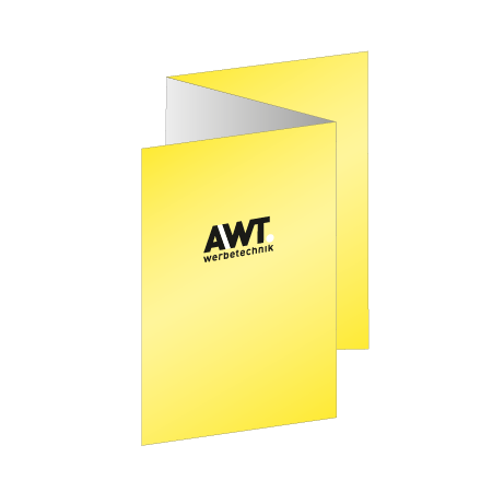 Faltblatt Zickzackfalz 6-Seiter | DIN lang 9,9 cm x 21,0 cm hoch | beidseitig bedruckt