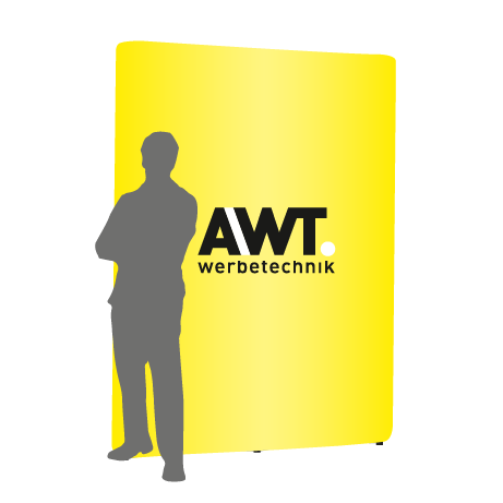 Pop-Up Faltwand | 2 x 3 Felder gerade | einseitig bedruckt